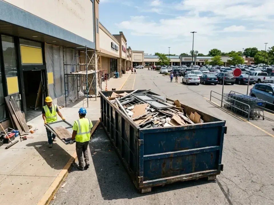 retail-store-renovation-debris-003 — frequently asked questions, Roll-off Dumpster Rentals in Two Rivers, WI